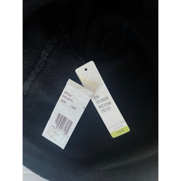 Robbie Bee Shrug 18W Black Cropped Cardigan Short Sleeve New - Picture 4 of 5